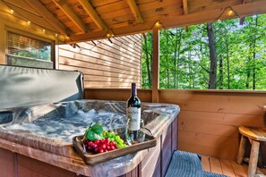 Pour a glass of wine and enjoy the peace and quiet