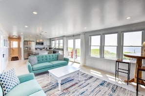 Living area with views