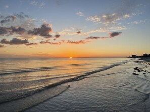 Beach at sunset - 3-5 min walk from condo