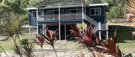 Front view of the house. 