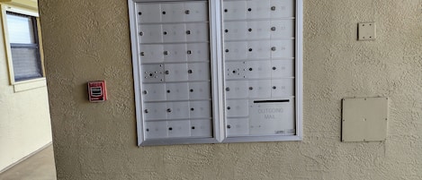 Long term guests will have access to the mailbox.