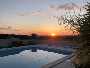 View from the pool house
Fancy a BBQ?