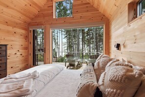 Bedroom #2 - Amazing glass wall with walkout to the porch