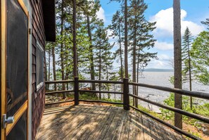 Deck view of Mooselookmeguntic Lake