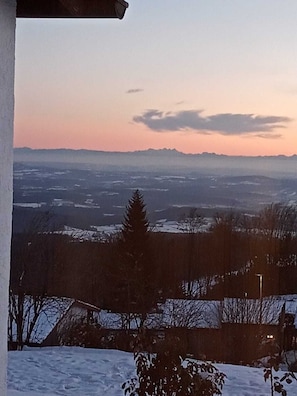 Vue depuis l’hébergement