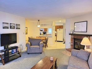 Living room to kitchen