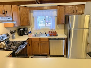 Kitchen from dining area