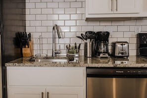 Fully stocked kitchen