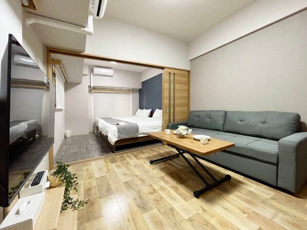 Living room with TV