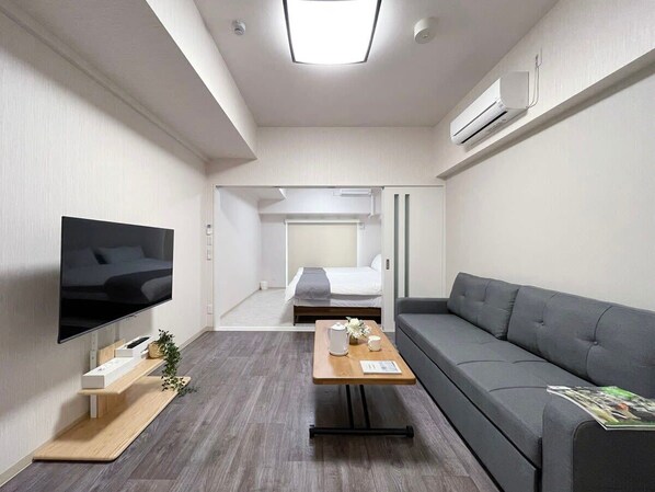 Living room with TV