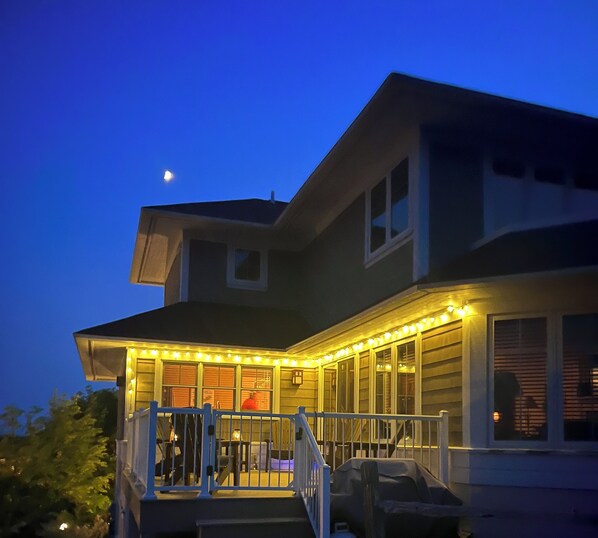 Lit up deck!