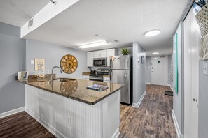 The family chef will love this updated kitchen complete with a huge workspace.
