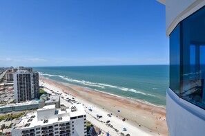 See miles and miles of our beautiful beach from the bedrooms and balcony.