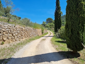 Le chemin d'accès depuis le portail