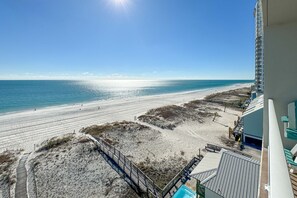 Beautiful views from the private balcony!