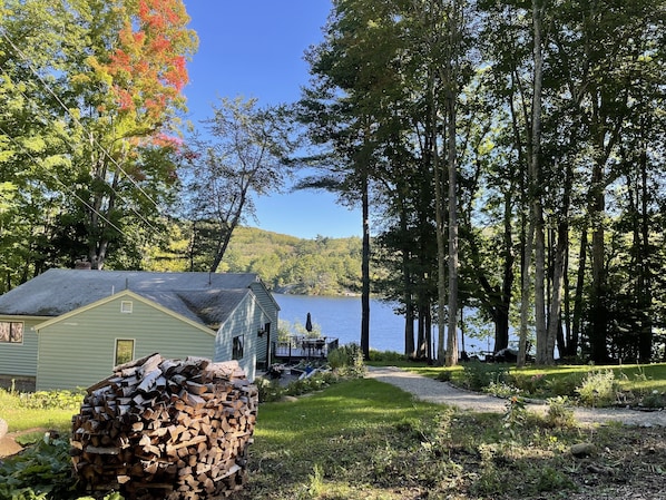 Fall is a great time to enjoy the colors reflected on the pond!