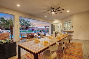 Outdoor dining