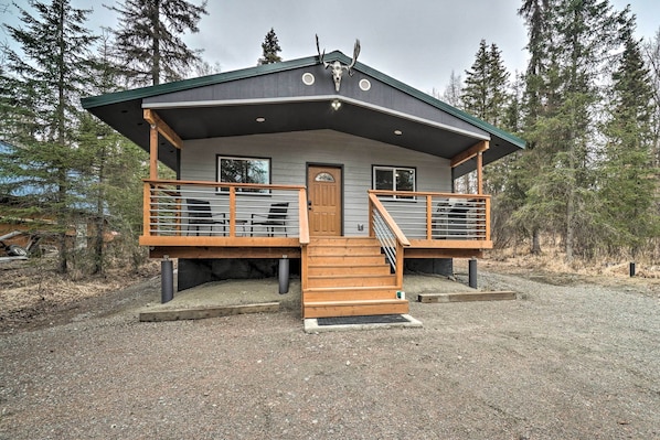 Soldotna Vacation Rental Cabin | 2BR | 1BA | Single Story | 480 Sq Ft