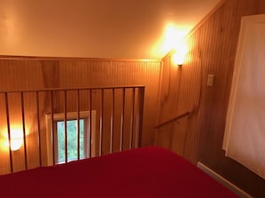 Stairs to loft bedroom.