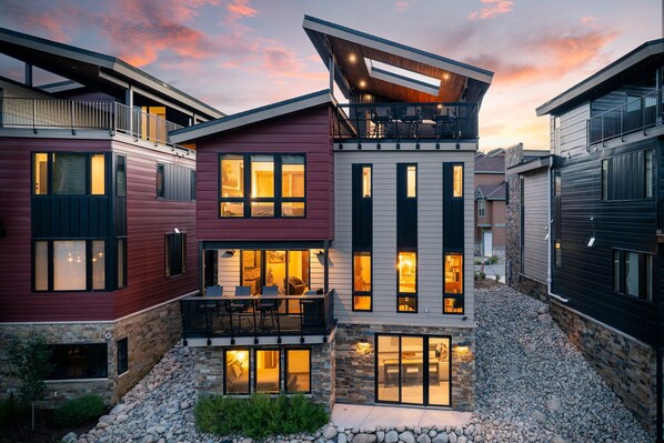 New modern home on the river