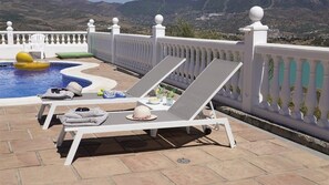 Ample sunbeds available