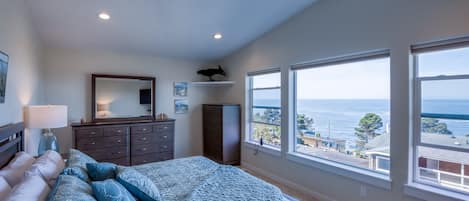 Master Bedroom Wall of Windows