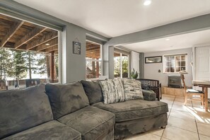 Plenty of room for family with a table on the right for dinners.