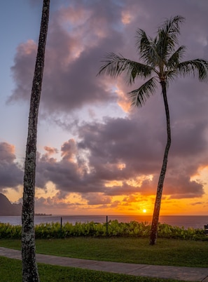 A 1 minute walk from your front door brings you to the sunset overlook.