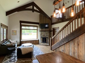 Living area off of kitchen