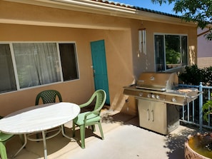 Patio looking at Entrance.