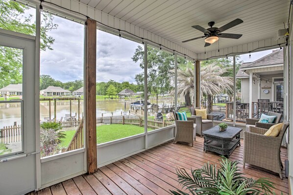 Maurepas Vacation Rental Home | 3BR | 2BA | 2 Stories | 1,500 Sq Ft