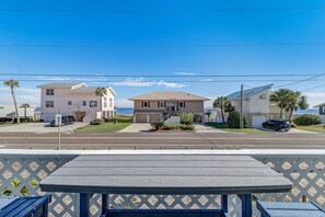 Directly Across the Street from the Beach- Ocean Views from this Wrap Around Upper Level Deck