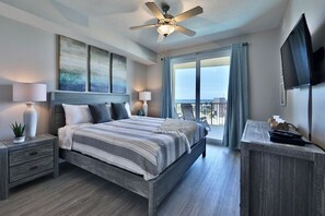Master bedroom with a view of the Gulf!