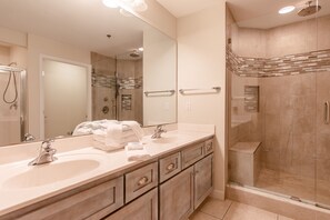Master bathroom.