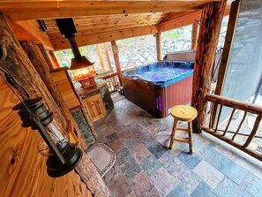 Bubbelpool inomhus