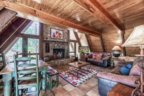 Living and Dining Area on First Level