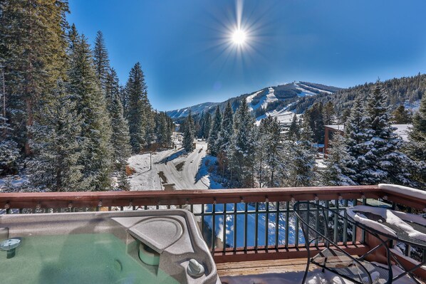 Amazing views from your private hot tub!