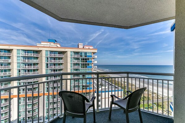 Relax on your private balcony 