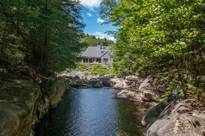 Swimming hole in the backyard