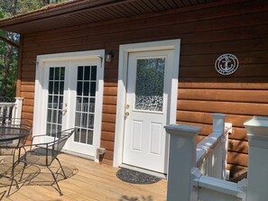 Entrance to Bikini Top - table seats 6 and 2 additional chairs for guests