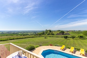 Looking from the balcony of bedroom 1