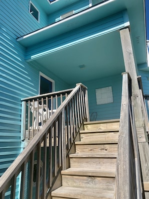 Front door/ second floor entry