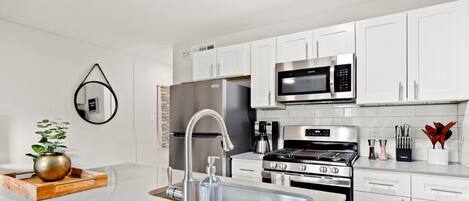 Fully equipped kitchen with all the essentials