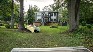 Cottage view from dock