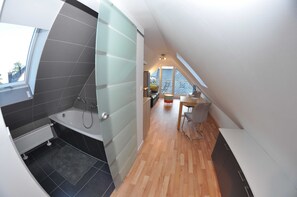 Flurbereich Blickrichtung Appartement