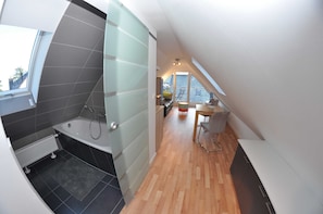 Flurbereich Blickrichtung Appartement
