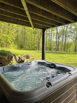 Newly added Hot tub