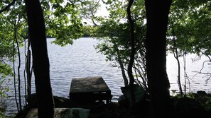 Dock in the backyard.