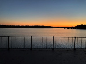 Sunset from our Boathouse!
