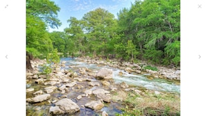 Gruene Rapids out the back of the complex! 
